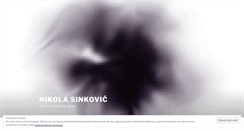 Desktop Screenshot of nikolasinkovic.com
