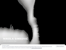 Tablet Screenshot of nikolasinkovic.com